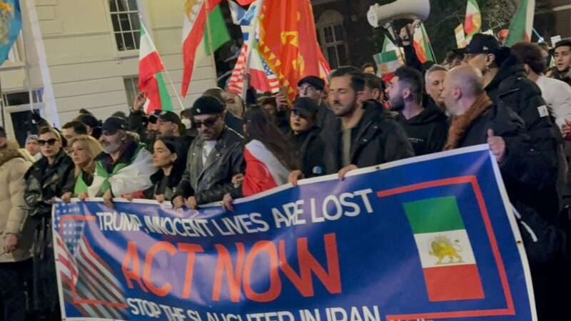 تظاهرات باشکوه ایرانیان لندن